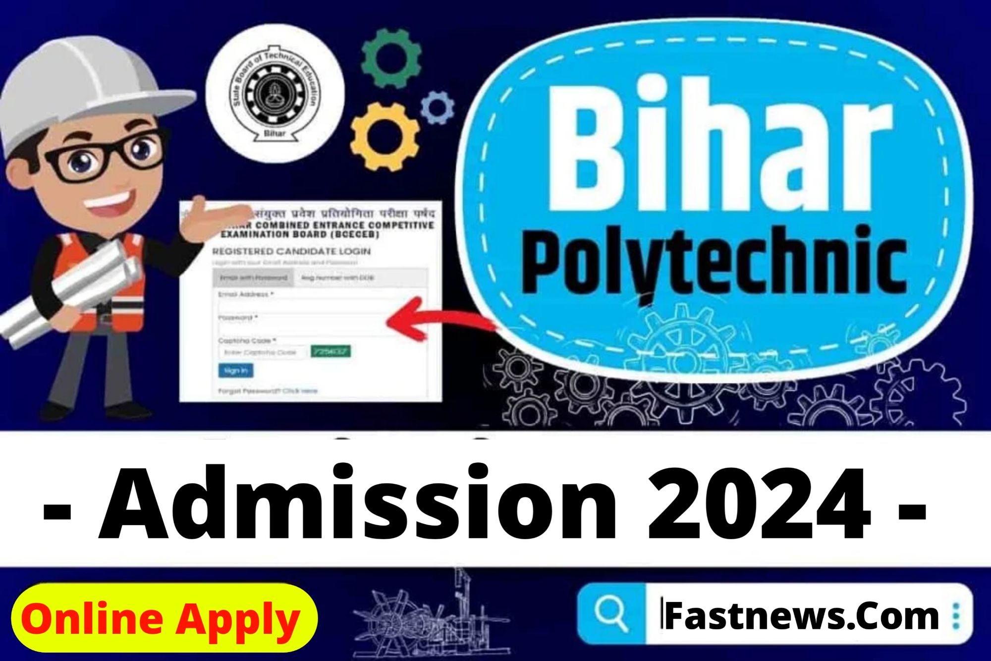 bihar polytechnic admission online from 2024