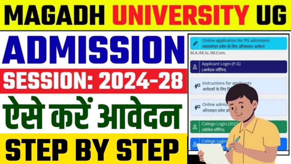 Magadh University UG 1st Semester Admission 2024-28