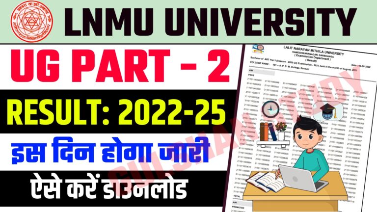 LNMU Part 2 Result 2022-25