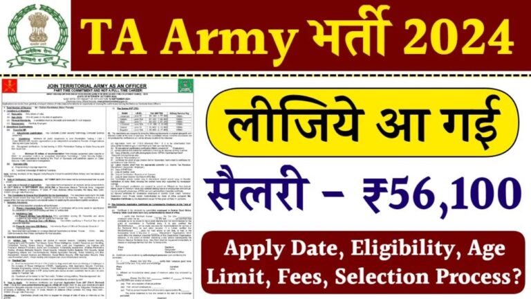 TA Army Bharti 2024