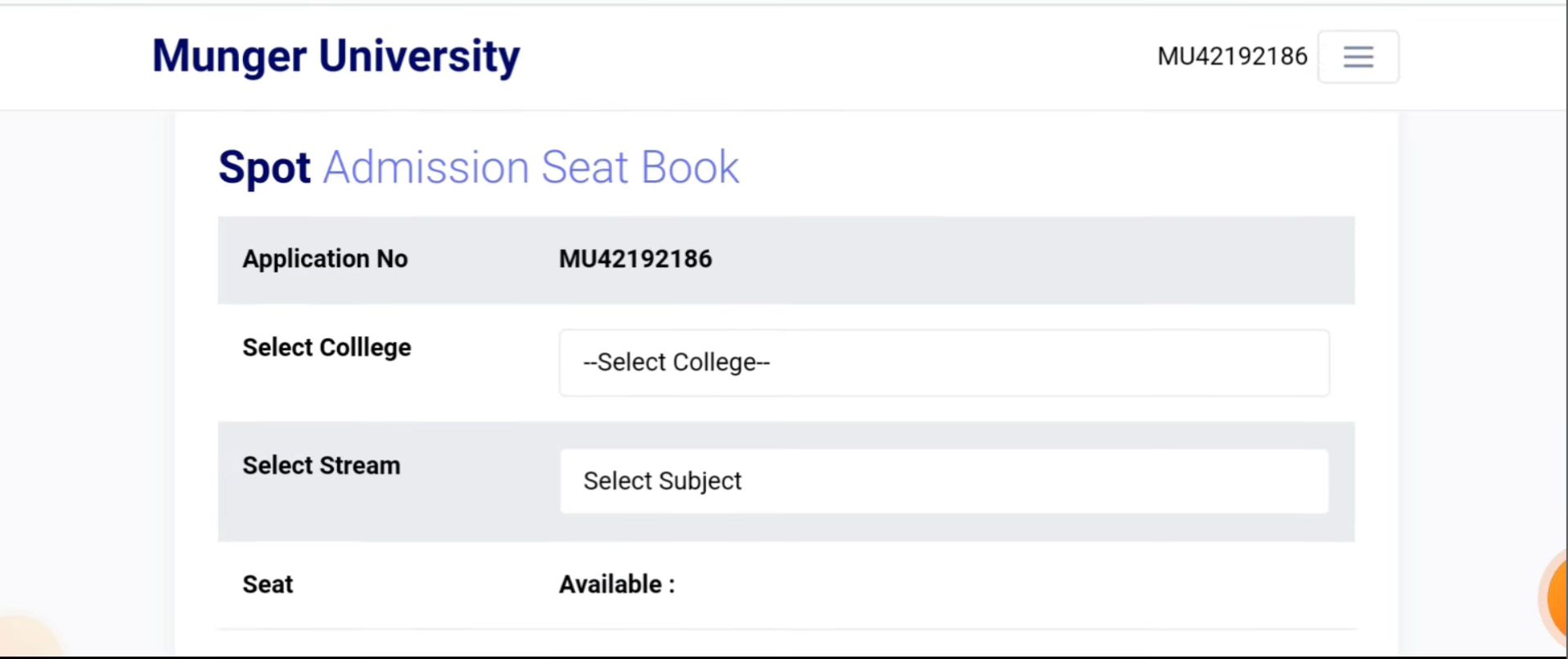 Munger University PG Spot Admission 2024