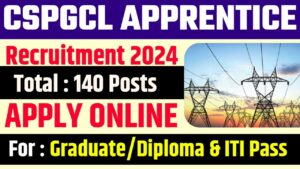 CSPGCL Apprentice Recruitment 2024