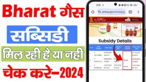 Bharat Gas Subsidy Check Online 2024