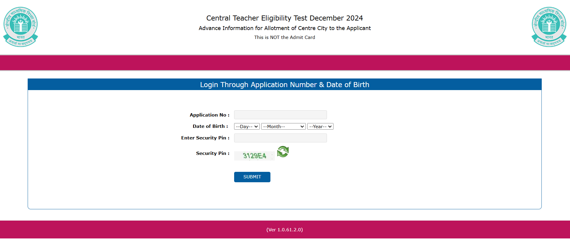 CTET December Admit Card 2024