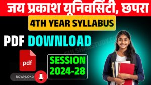 JP University UG CBCS Syllabus 2024-28 (Out) PDF Download - All Subject Available 2025 JP University UG CBCS Syllabus 2024-28