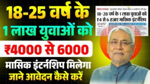Bihar Internship Yojana 2025: बिहार सरकार देगी ₹4,000 से ₹6,000 महीना इंटर्नशिप भत्ता, जानिए किसे मिलेगा लाभ Bihar Internship Yojana 2025