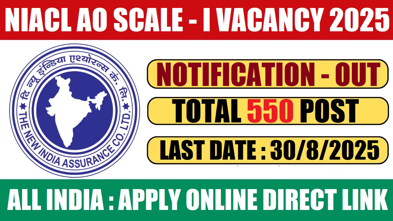 NIACL AO Scale I Recruitment 2025