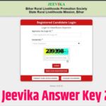 Bihar Jeevika Answer Key 2025 (Out) Check Now