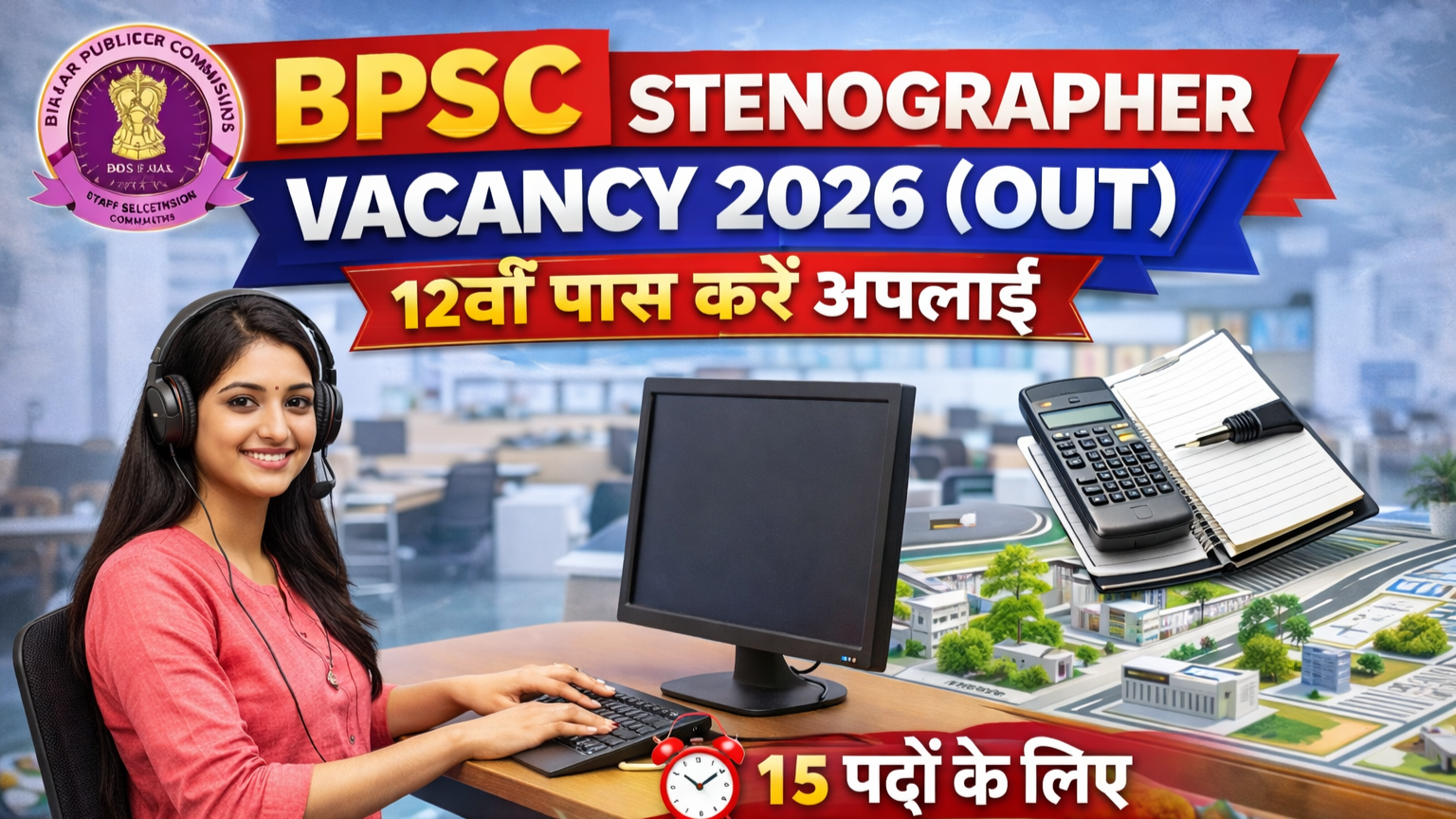 BPSC Stenographer Vacancy 2026