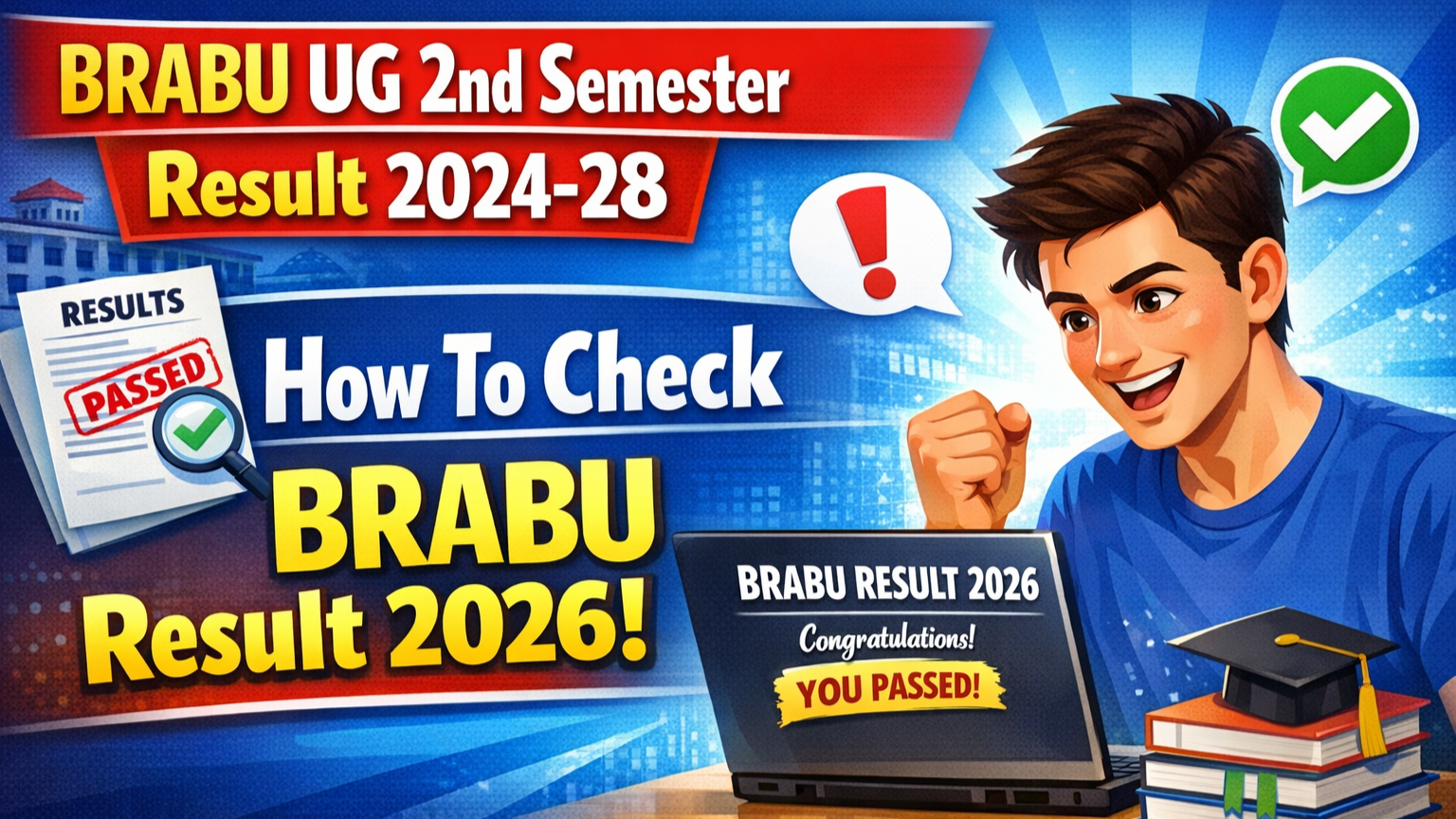 BRABU UG 2nd Semester Result 2024-28